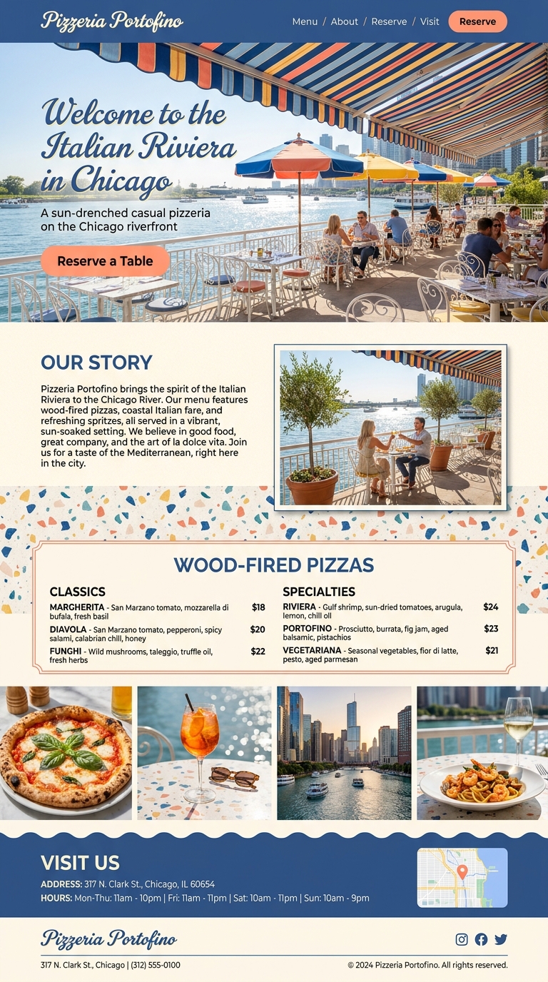Pizzeria Portofino mock